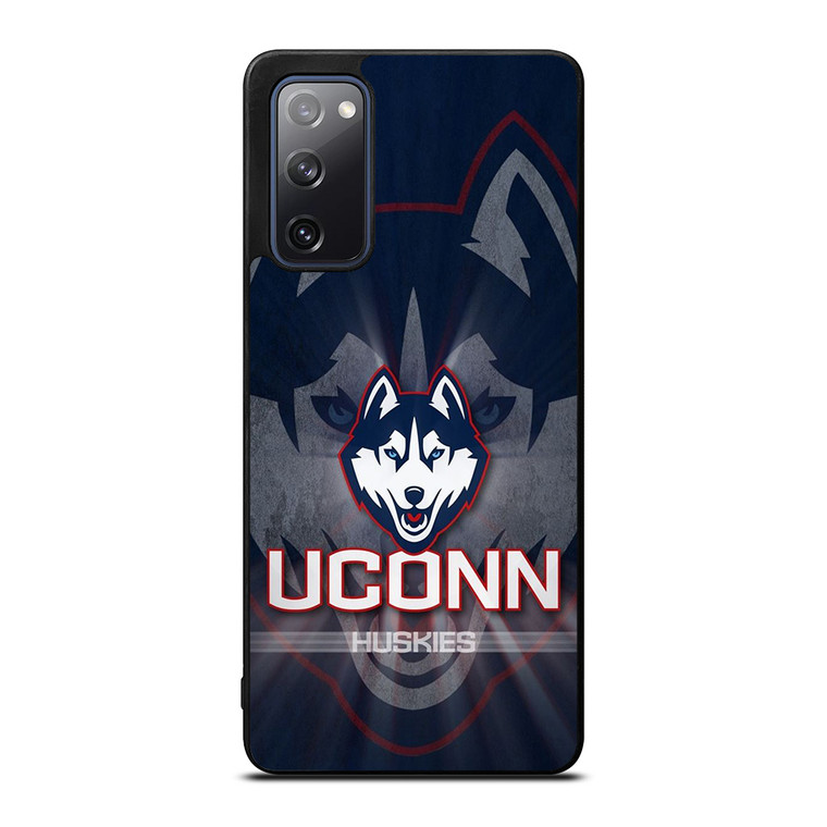 UCONN HUSKIES BASKETBALL METAL LOGO .jpg Samsung Galaxy S20 FE Case Cover