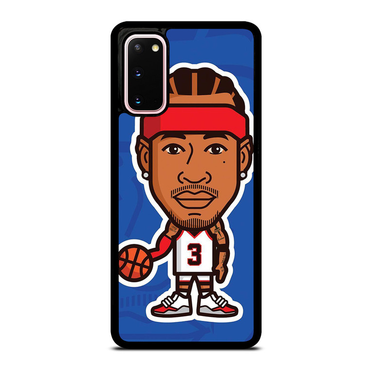 ALLEN IVERSON PHILADELPHIA SIXERS CARTOON Samsung Galaxy S20 Case Cover