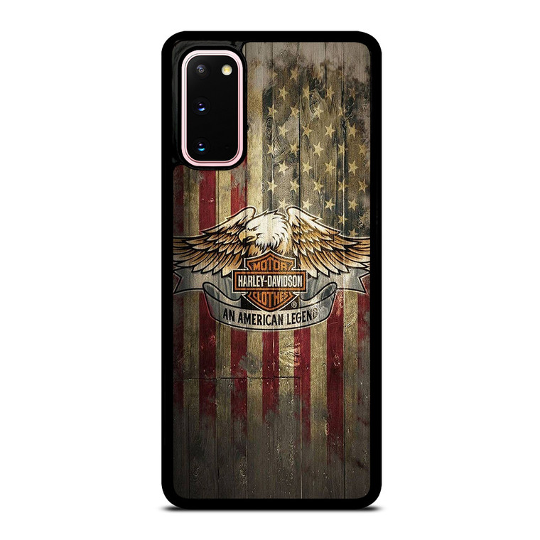 HARLEY DAVIDSON MOTORCYCLES USA WOOD LOGO Samsung Galaxy S20 Case Cover