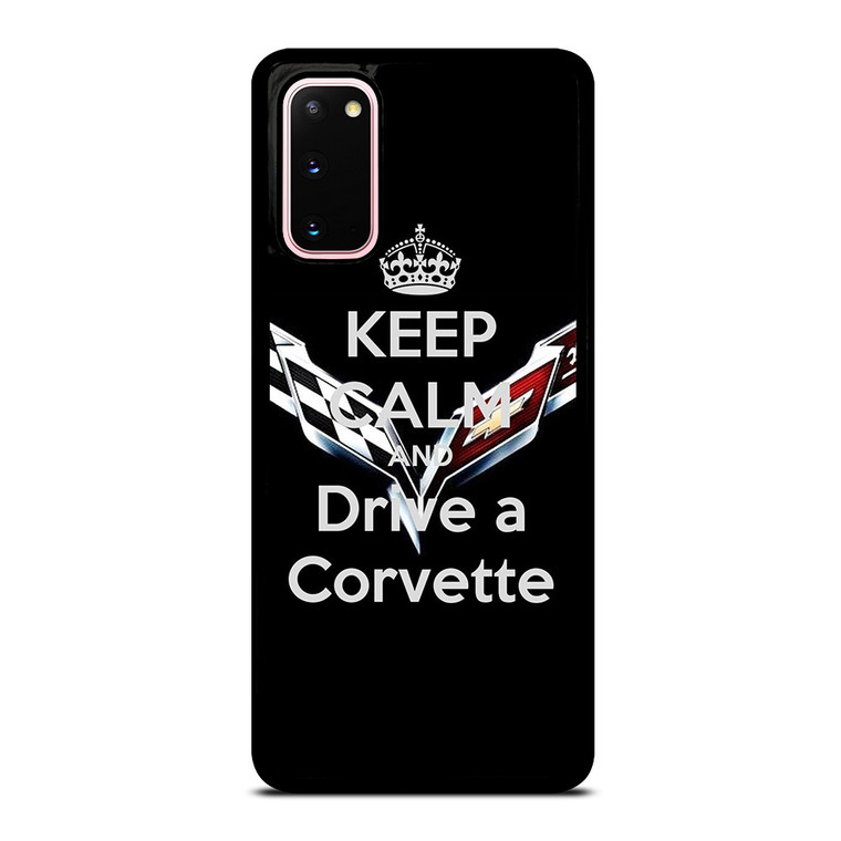 KEEP CALM AND DRIVE CORVETTE Samsung Galaxy S20 Case Cover