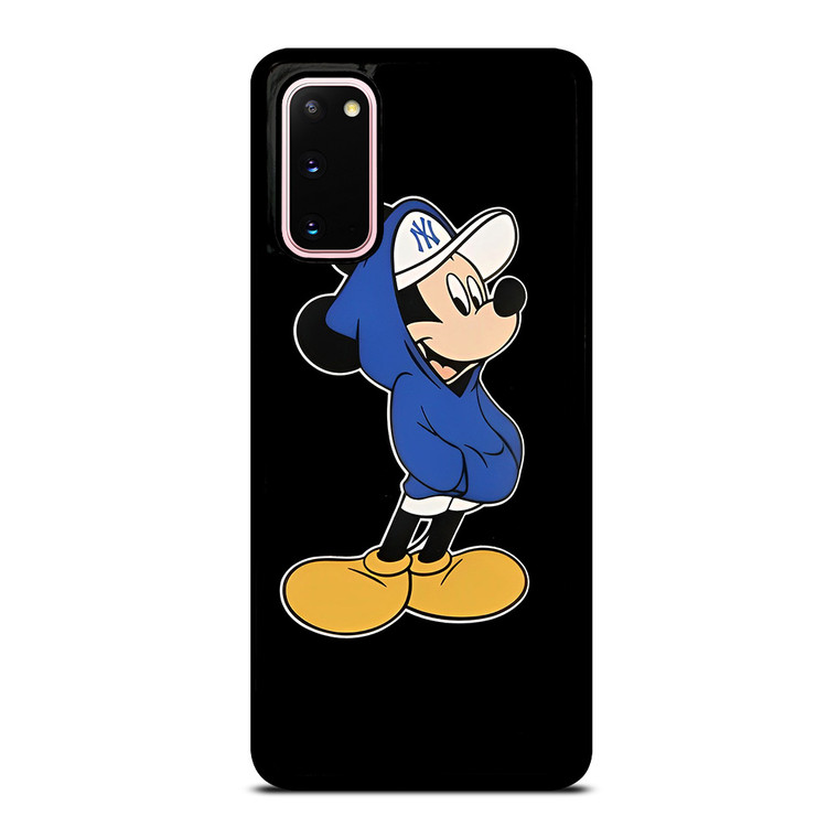 NEW YORK YANKEES MICKEY MOUSE BLACK Samsung Galaxy S20 Case Cover