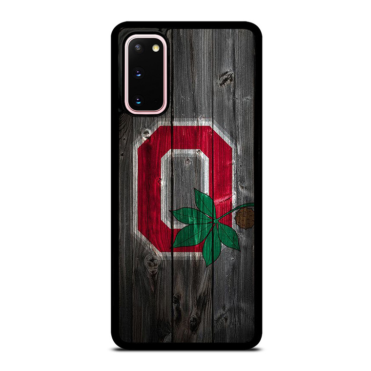 OHIO STATE BUCKEYES LOGO WOOD Samsung Galaxy S20 Case Cover OHIO STATE BUCKEYES LOGO WOOD Samsung Galaxy S20 Case Cover