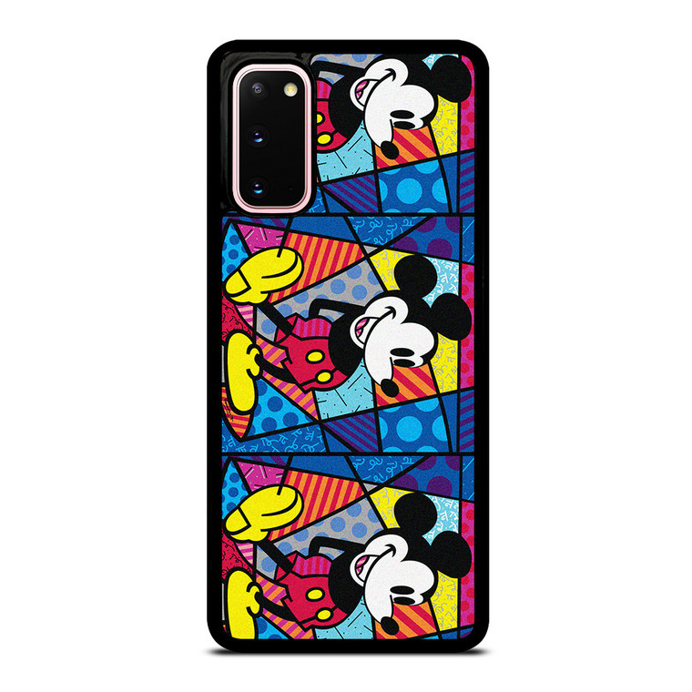 ROMERO BRITTO MICKEY MOUSE COLLAGE Samsung Galaxy S20 Case Cover