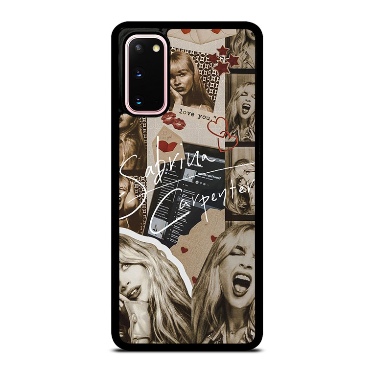 SABRINA CARPENTER BROWN COLLAGE Samsung Galaxy S20 Case Cover SABRINA CARPENTER BROWN COLLAGE Samsung Galaxy S20 Case Cover