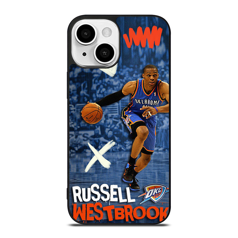 RUSSELL WESTBROOK OKC OKLAHOMA CITY THUNDER iPhone 13 Mini Case Cover