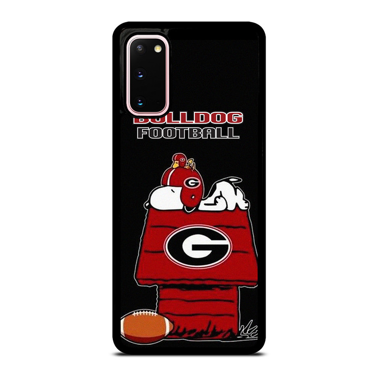 SNOOPY GEORGIA BULLDOGS FOOTBALL Samsung Galaxy S20 Case Cover