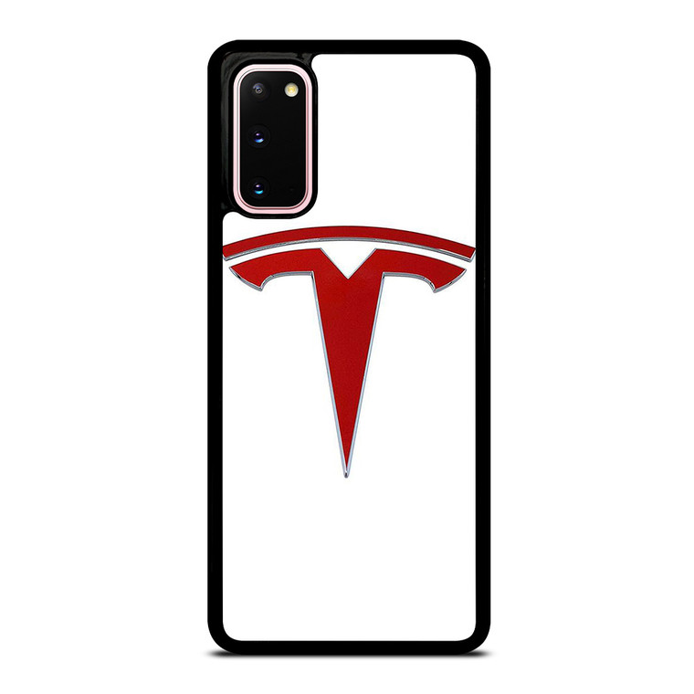 TESLA RED EMBLEM Samsung Galaxy S20 Case Cover