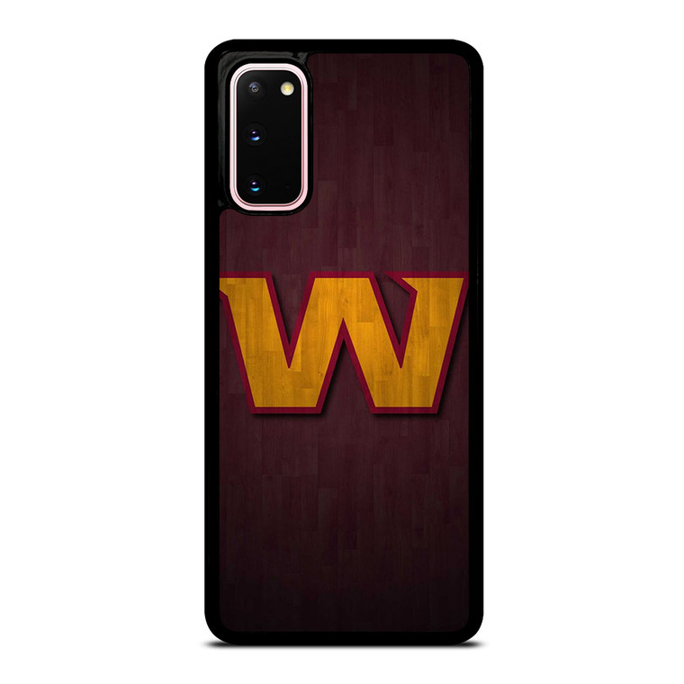 WASHINGTON COMMANDERS WOOD LOGO Samsung Galaxy S20 Case Cover