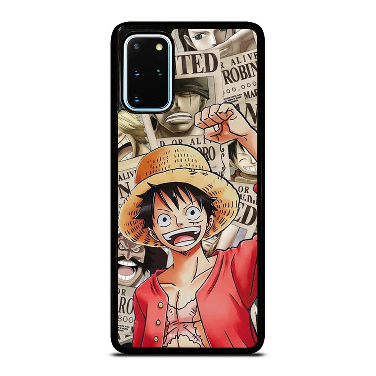 LUFFY WANTED POSTER PATTERN  Samsung Galaxy S20 Plus Case Cover