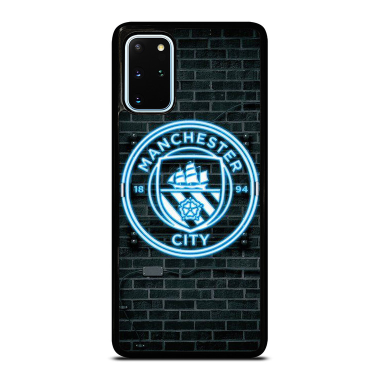 MANCHESTER CITY FC NEON LOGO  Samsung Galaxy S20 Plus Case Cover