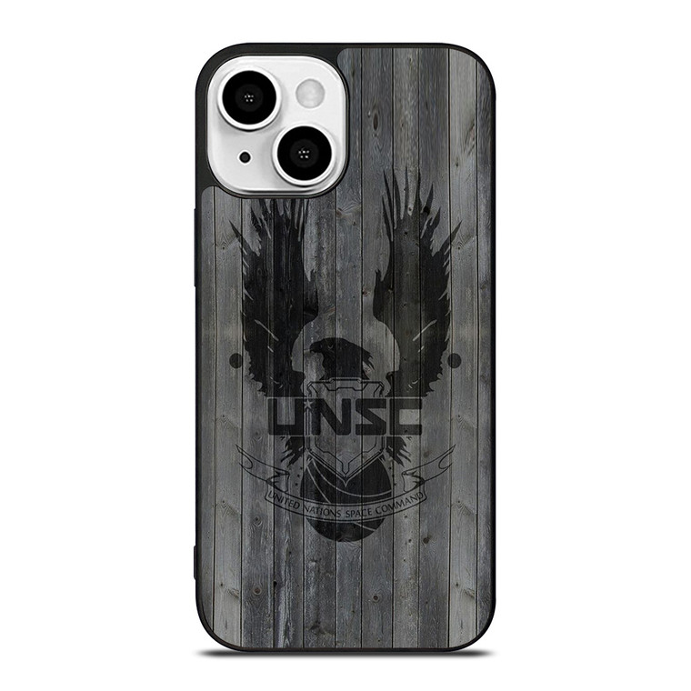 UNITED NATIONS SPACE COMMAND WOOD LOGO iPhone 13 Mini Case Cover