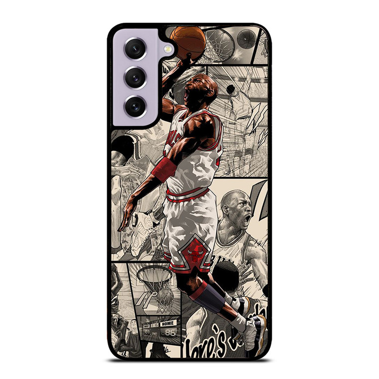 MICHAEL JORDAN MANGA ART Samsung Galaxy S21 FE Case Cover