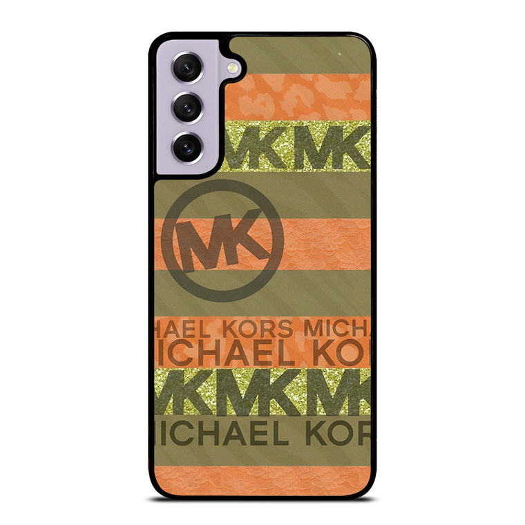 MICHAEL KORS PEACH STRIPE Samsung Galaxy S21 FE Case Cover MICHAEL KORS PEACH STRIPE Samsung Galaxy S21 FE Case Cover