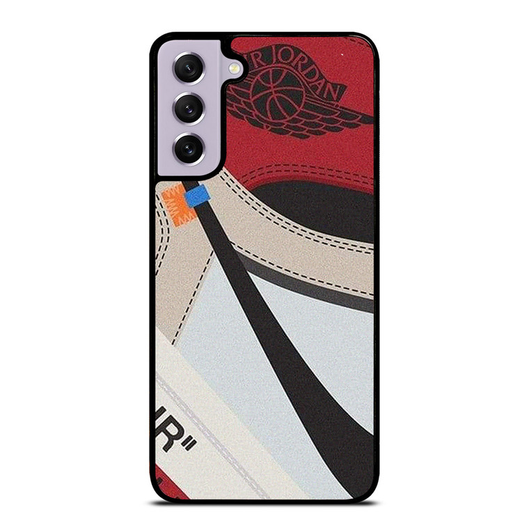 NIKE AIR JORDAN 1 HIGH OFF WHITE Samsung Galaxy S21 FE Case Cover