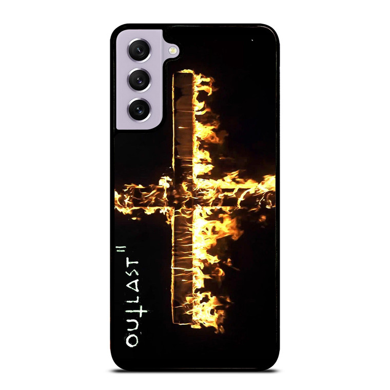 OUTLAST 2 FIRE SYMBOL Samsung Galaxy S21 FE Case Cover OUTLAST 2 FIRE SYMBOL Samsung Galaxy S21 FE Case Cover