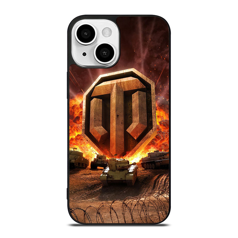 WORLD OF TANKS BATTLEFIELD GAMES iPhone 13 Mini Case Cover WORLD OF TANKS BATTLEFIELD GAMES iPhone 13 Mini Case Cover