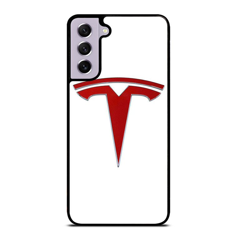 TESLA RED EMBLEM Samsung Galaxy S21 FE Case Cover TESLA RED EMBLEM Samsung Galaxy S21 FE Case Cover