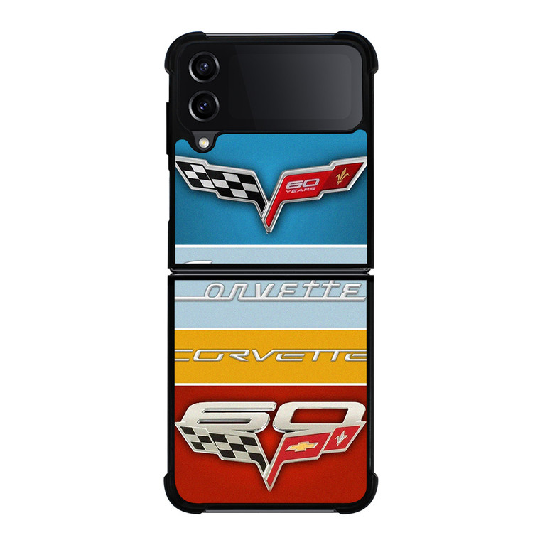 CORVETTE 60 YEARS LOGO Samsung Galaxy Z Flip 4 Case Cover