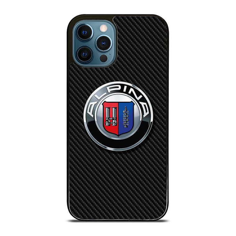 ALPINA AUTOMOBILE CARBON EMBLEM  iPhone 12 Pro Max Case Cover ALPINA AUTOMOBILE CARBON EMBLEM  iPhone 12 Pro Max Case Cover