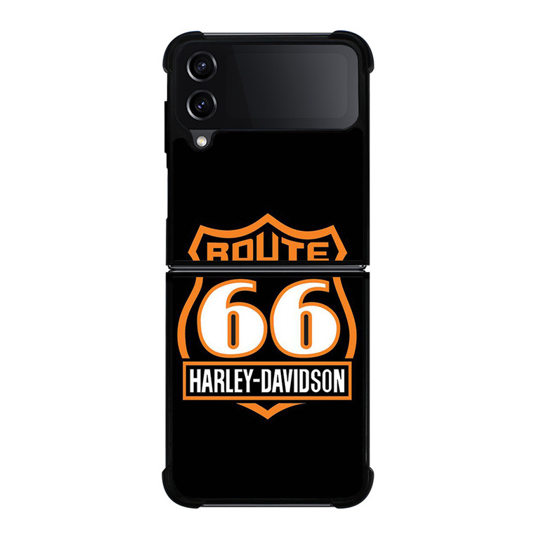 HARLEY DAVIDSON ROUTE 66 SIGN Samsung Galaxy Z Flip 4 Case Cover