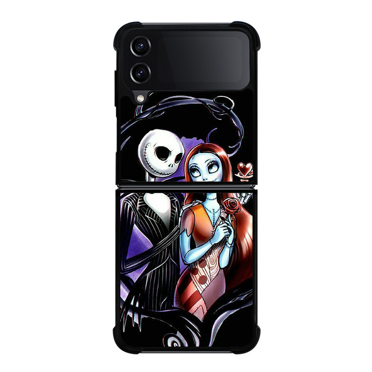 JACK SKELLINGTON AND SALLY NIGHTMARE BEFORE CHRISTMAS Samsung Galaxy Z Flip 4 Case Cover