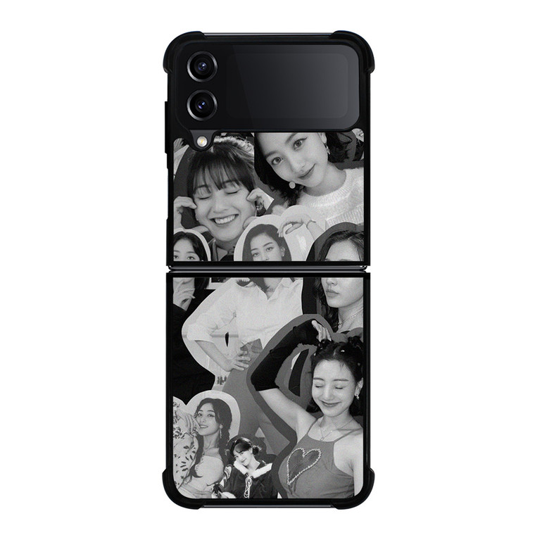 JIHYO TWICE COLLAGE Samsung Galaxy Z Flip 4 Case Cover
