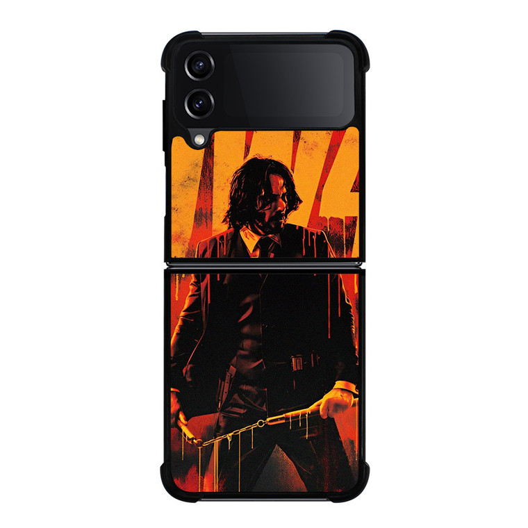 JOHN WICK 4 KEANU REEVES ART Samsung Galaxy Z Flip 4 Case Cover