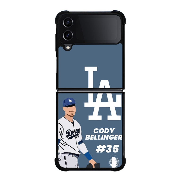 LOS ANGELES DODGERS CODY BELLINGER CARTOON Samsung Galaxy Z Flip 4 Case Cover