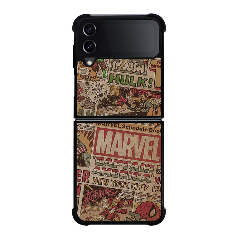 MARVEL COMICS AVENGERS Samsung Galaxy Z Flip 4 Case Cover