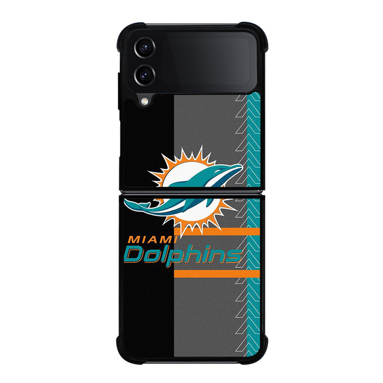 MIAMI DOLPHINS NFL FOOTBALL LOGO Samsung Galaxy Z Flip 4 Case Cover