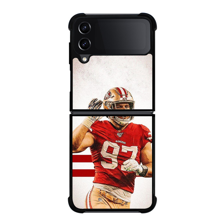 NICK BOSA SAN FRANCISCO 49ERS NFL Samsung Galaxy Z Flip 4 Case Cover