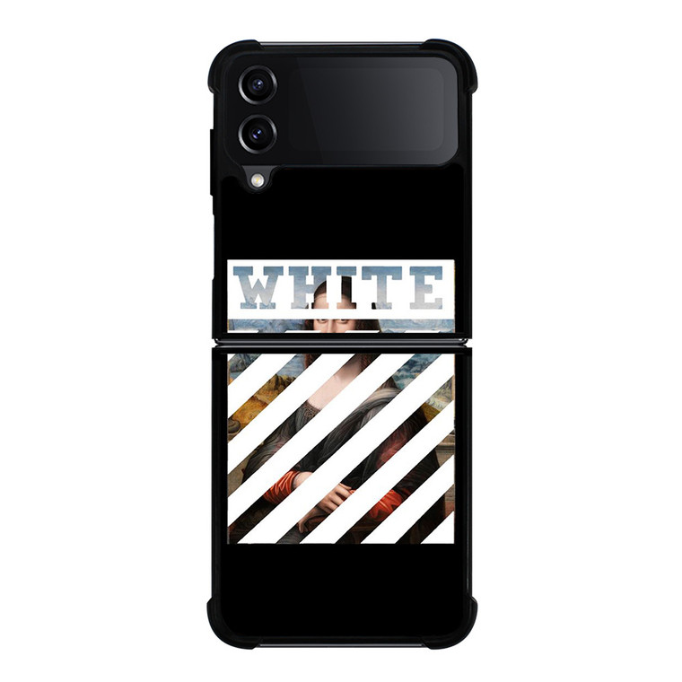 OFF WHITE MONALISA PAINTING Samsung Galaxy Z Flip 4 Case Cover
