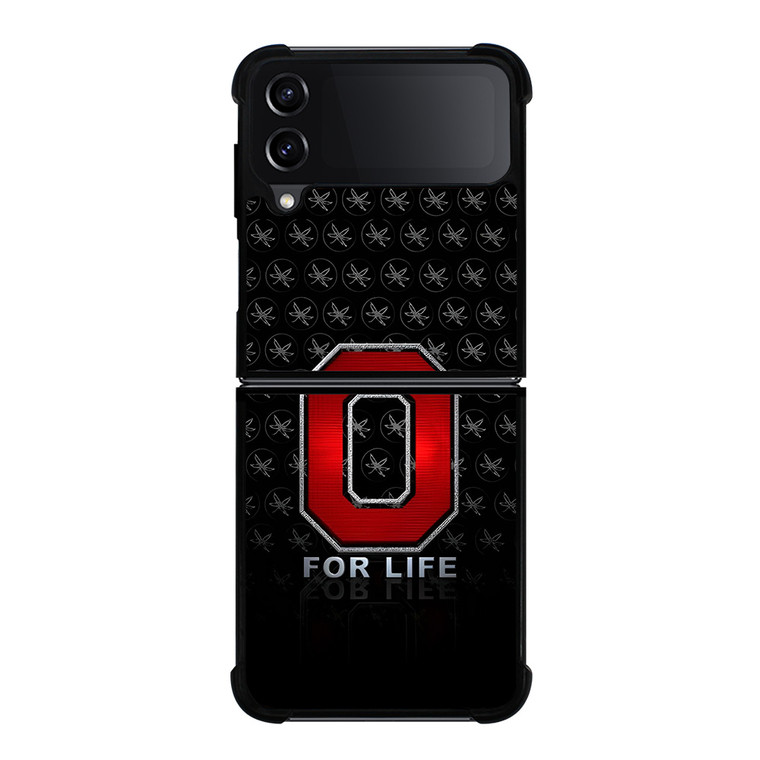 OHIO STATE BUCKEYES WEEDS LOGO Samsung Galaxy Z Flip 4 Case Cover