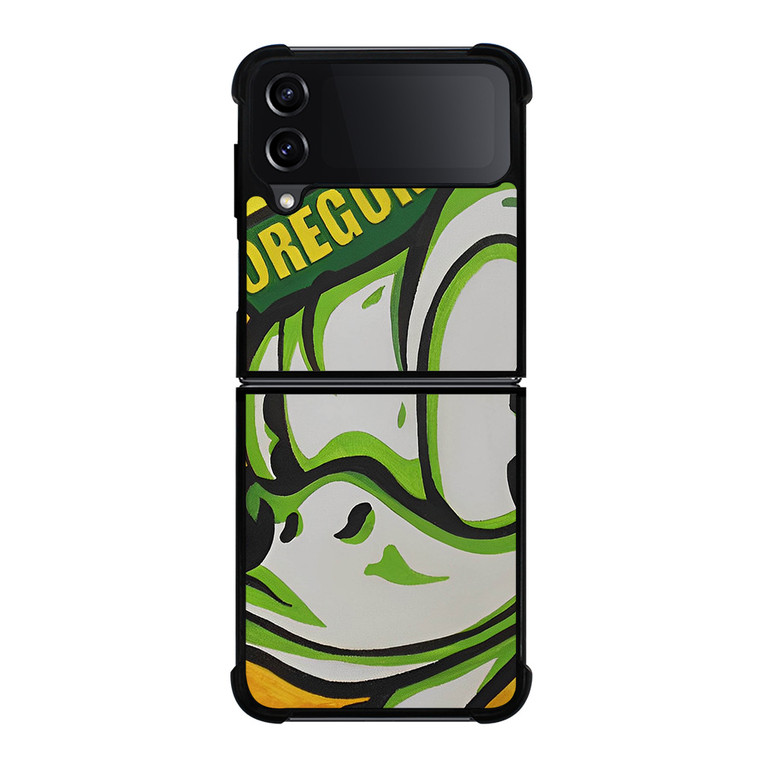OREGON DUCKS FOOTBALL MASCOT Samsung Galaxy Z Flip 4 Case Cover