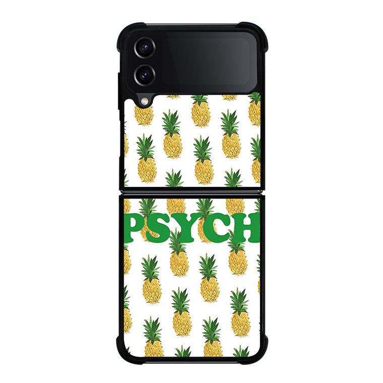PSYCH PINEAPPLE PATTERN Samsung Galaxy Z Flip 4 Case Cover