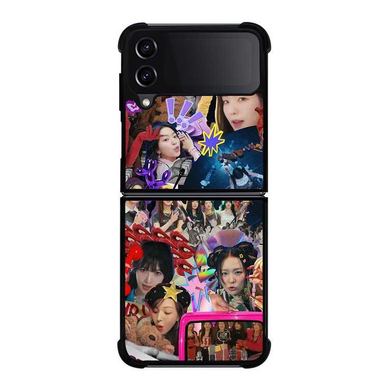 RED VELVET KPOP COLLAGE Samsung Galaxy Z Flip 4 Case Cover