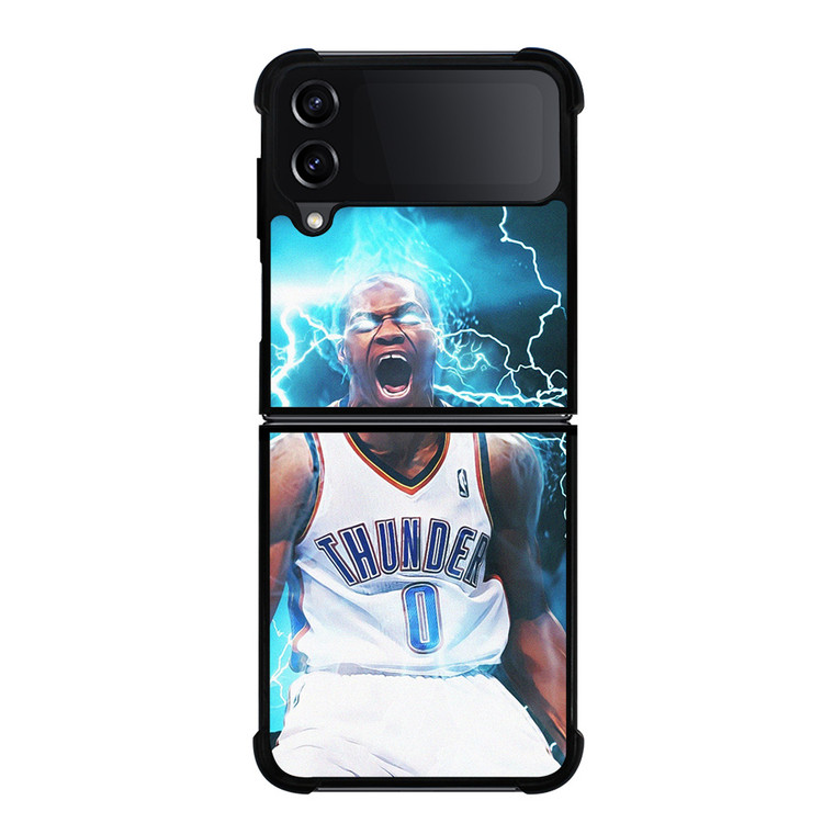 RUSSELL WESTBROOK OKLAHOMA CITY THUNDER NBA Samsung Galaxy Z Flip 4 Case Cover