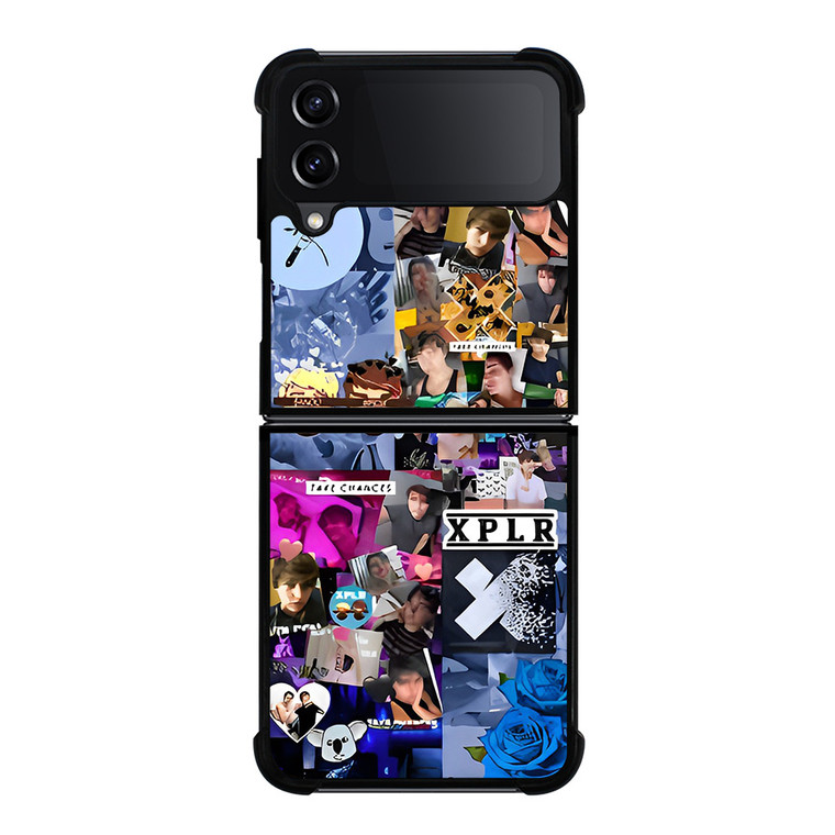 SAM AND COLBY XPLR COLLAGE 2 Samsung Galaxy Z Flip 4 Case Cover