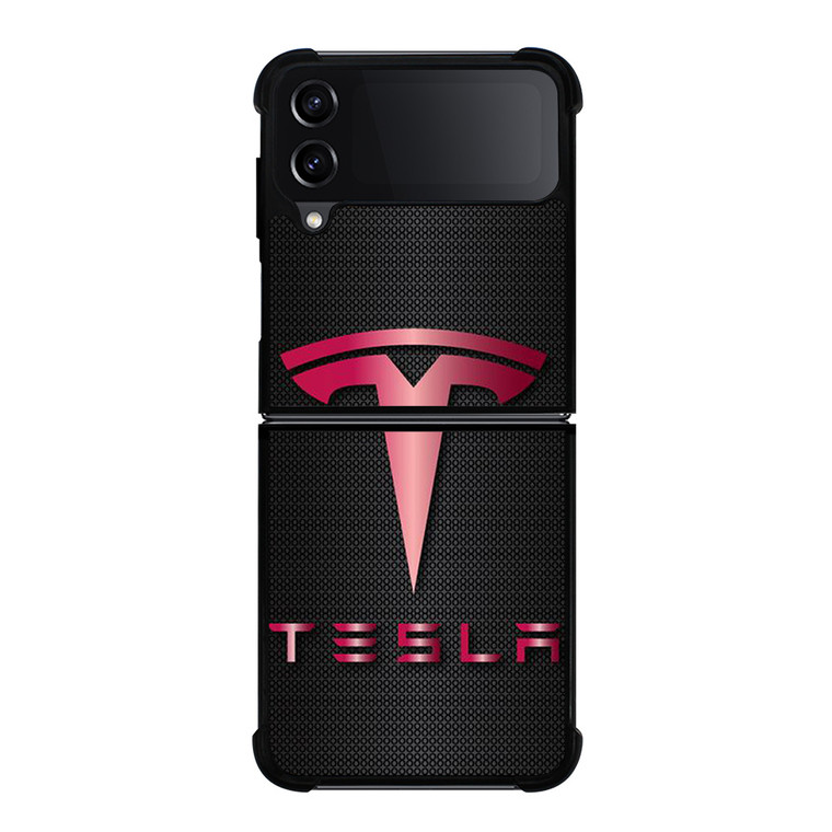 TESLA RED CARBON Samsung Galaxy Z Flip 4 Case Cover