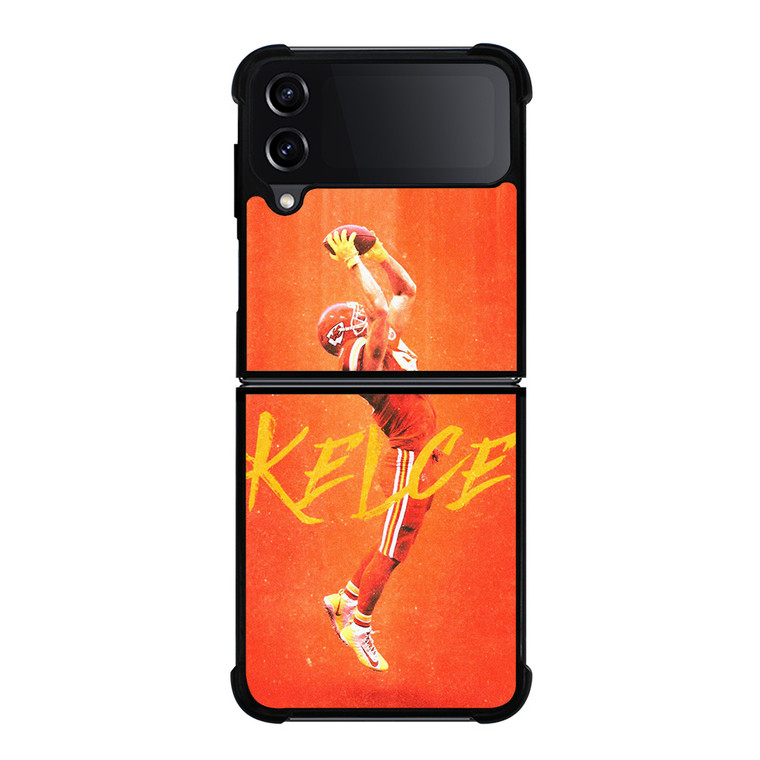 TRAVIS KELCE KANSAS CITY CHIEFS 2 Samsung Galaxy Z Flip 4 Case Cover