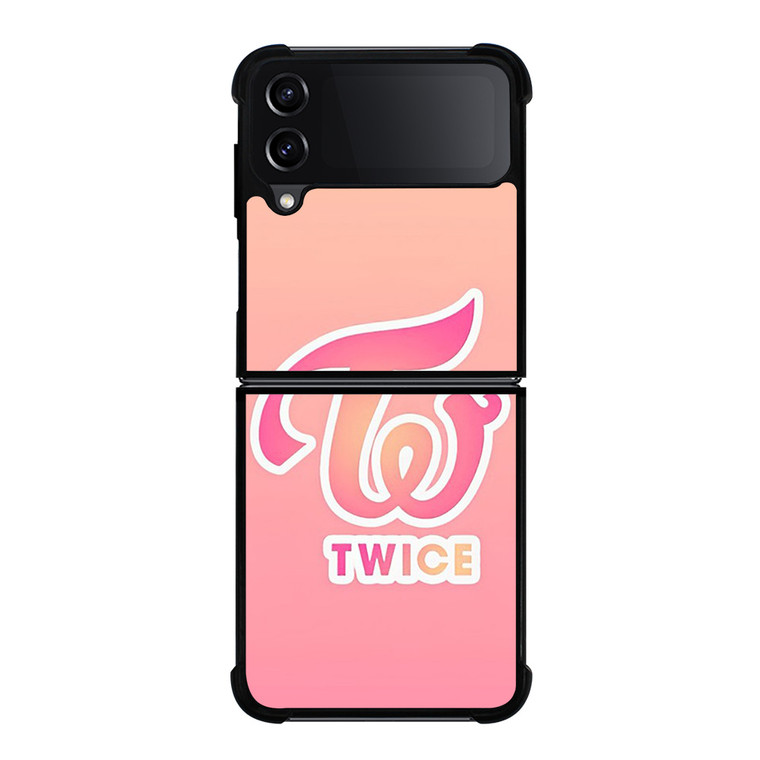 TWICE KPOP LOGO PINK Samsung Galaxy Z Flip 4 Case Cover
