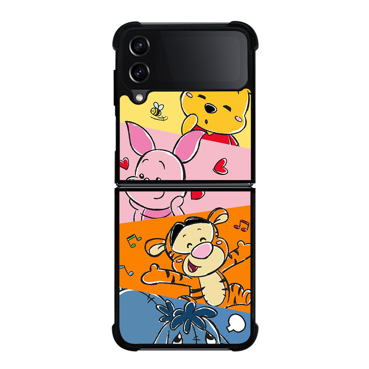 WINNIE THE POOH CARTOON COLLAGE Samsung Galaxy Z Flip 4 Case Cover