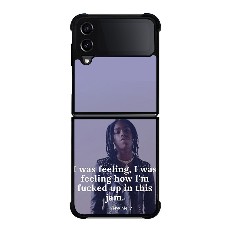 YNW MELLY RAPPER QUOTES Samsung Galaxy Z Flip 4 Case Cover
