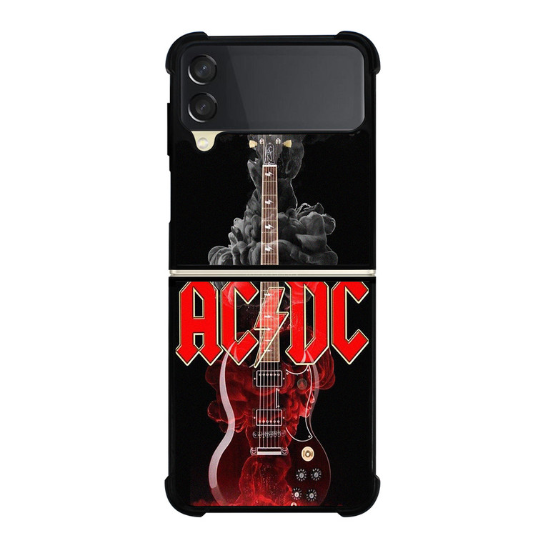 ACDC ROCK BAND GUITAR  Samsung Galaxy Z Flip 3 Case Cover