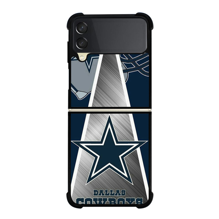 DALLAS COWBOYS FOOTBALL METAL LOGO  Samsung Galaxy Z Flip 3 Case Cover