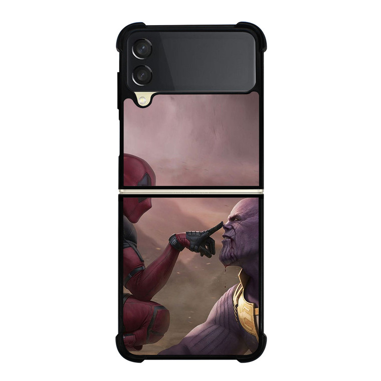 DEADPOOL THANOS MARVEL FUNNY  Samsung Galaxy Z Flip 3 Case Cover