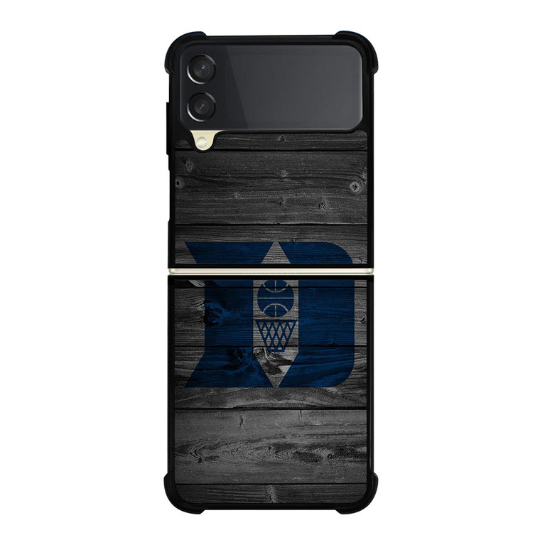 DUKE BLUE DEVILS BASKETBALL WOOD LOGO  Samsung Galaxy Z Flip 3 Case Cover