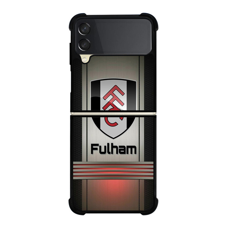 FULHAM FOOTBALL METAL LOGO  Samsung Galaxy Z Flip 3 Case Cover