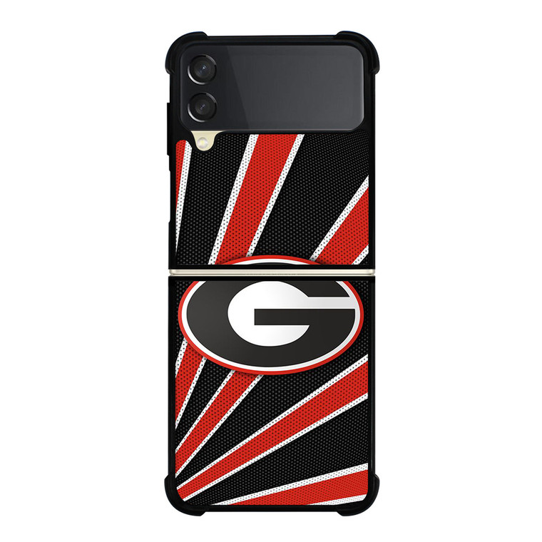 GEORGIA BULLDOGS FOOTBALL EMBLEM  Samsung Galaxy Z Flip 3 Case Cover