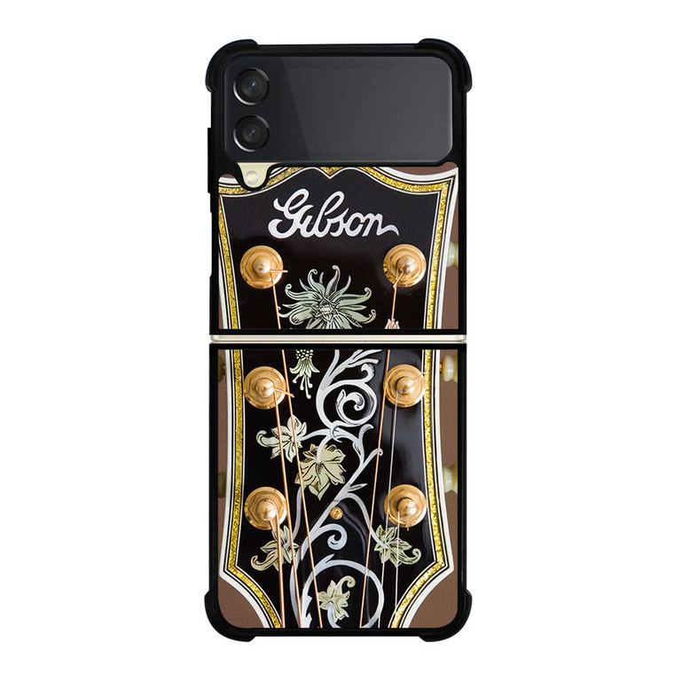 GIBSON GUITAR HEADSTOCK  Samsung Galaxy Z Flip 3 Case Cover